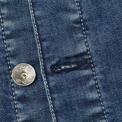 [Used] GAS Stretch Denim Jacket Navy [46] [Condition Rank B] [Men&