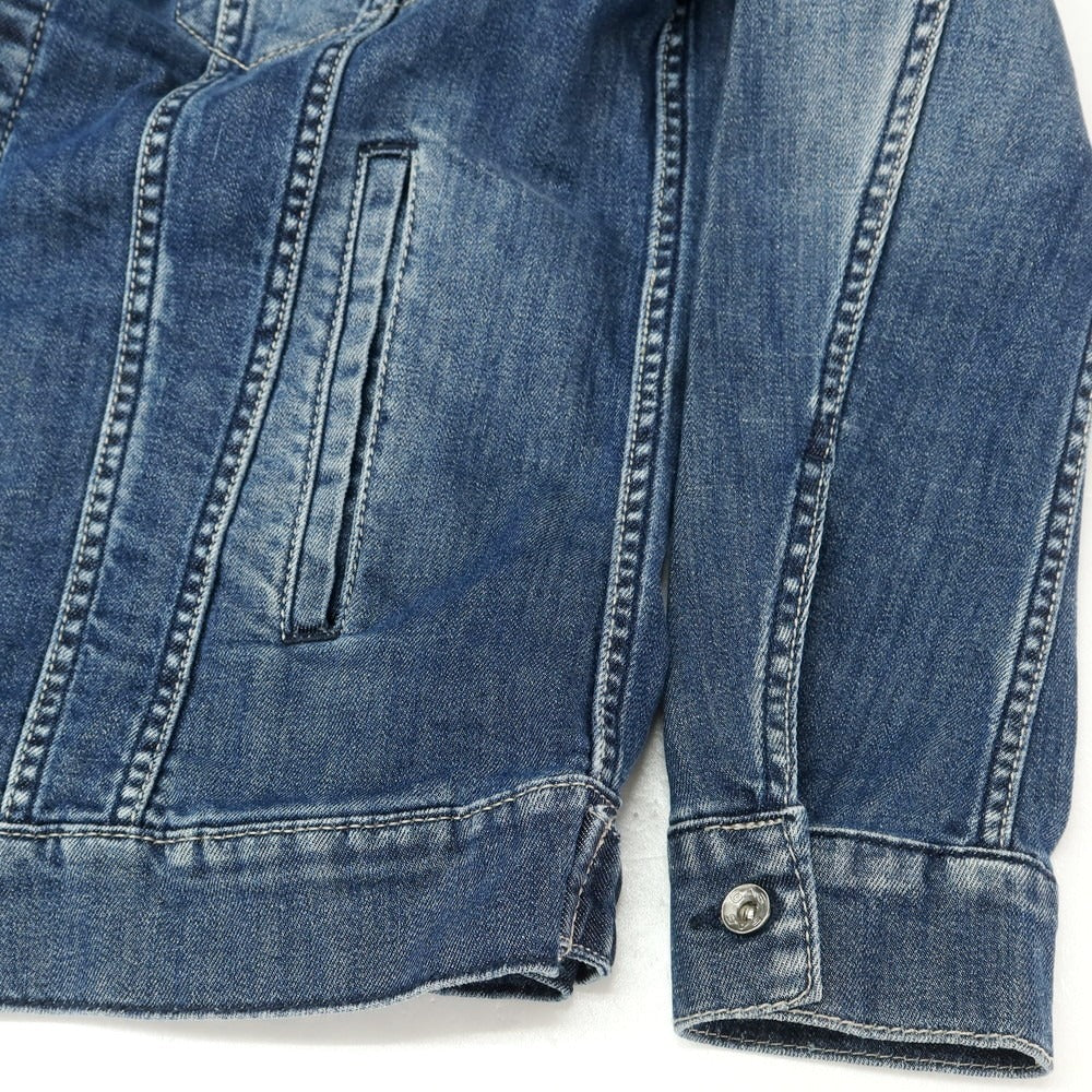[Used] GAS Stretch Denim Jacket Navy [46] [Condition Rank B] [Men&