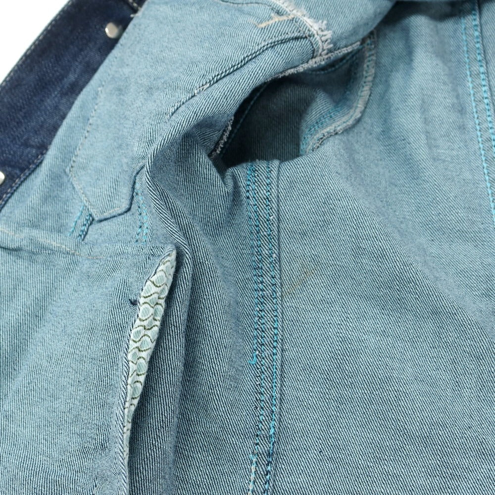 [Used] GAS Stretch Denim Jacket Navy [46] [Condition Rank B] [Men&