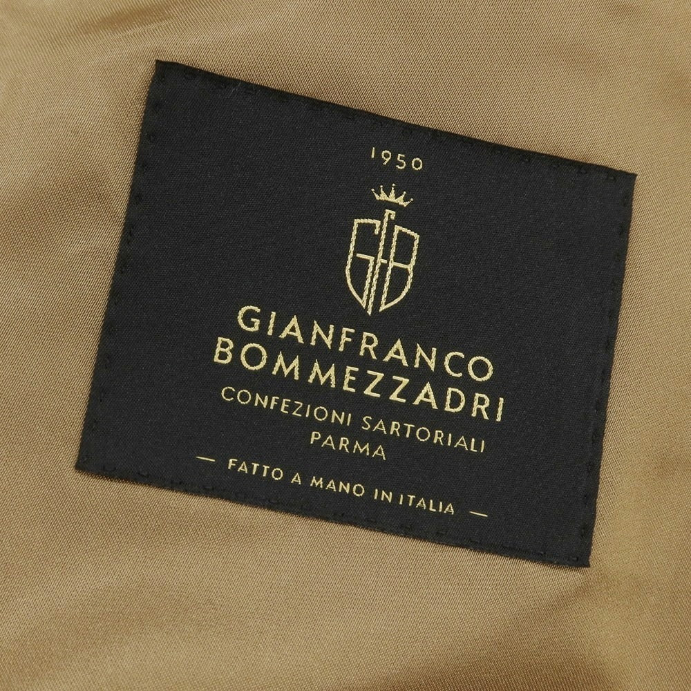 【新品】ジャン フランコ ボメザドリ Gian Franco Bommezzadri ウールアルパカ チェスターフィールドコート ベージュxブラック【サイズ50 Drop8】【 状態ランクN 】【 メンズ 】[EPD]