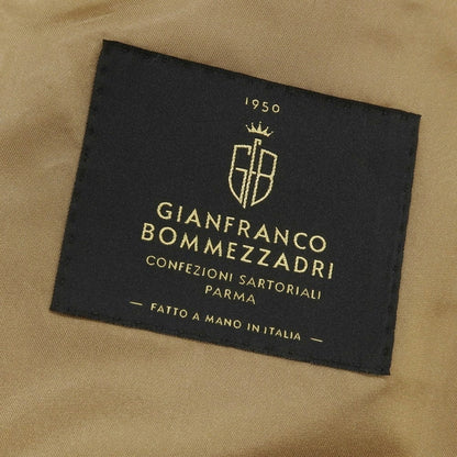 【新品】ジャン フランコ ボメザドリ Gian Franco Bommezzadri ウールアルパカ チェスターフィールドコート ベージュxブラック【 50 Drop8 】【 状態ランクN 】【 メンズ 】