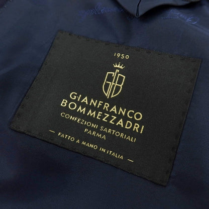 【新品】ジャン フランコ ボメザドリ Gian Franco Bommezzadri ウール ダブルテーラードジャケット ネイビー【 46 Drop6 】【 状態ランクN 】【 メンズ 】