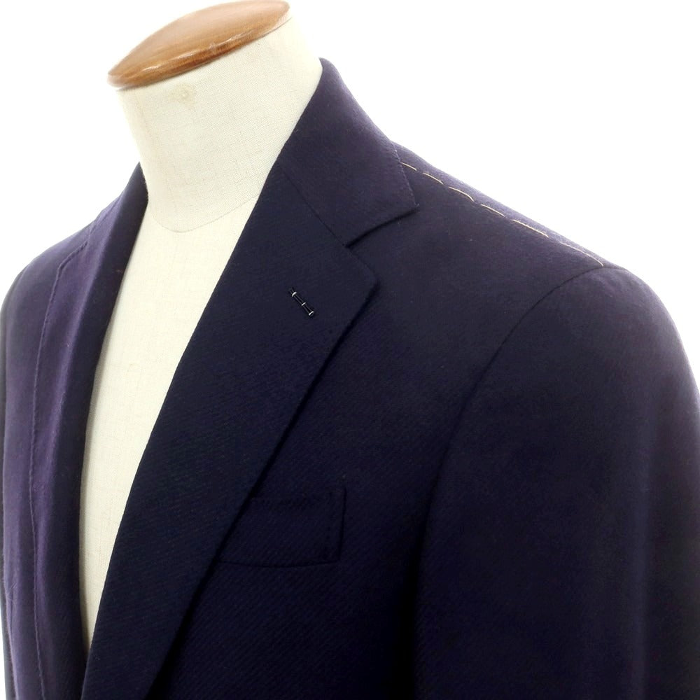 【新品】ジャン フランコ ボメザドリ Gian Franco Bommezzadri ウール テーラードジャケット ネイビー【 46 Drop6 】【 状態ランクN 】【 メンズ 】