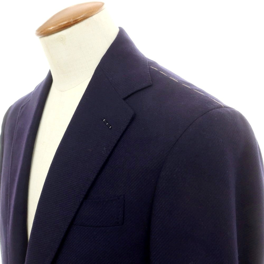【新品】ジャン フランコ ボメザドリ Gian Franco Bommezzadri ウール テーラードジャケット ネイビー【 48 Drop6 】【 状態ランクN 】【 メンズ 】