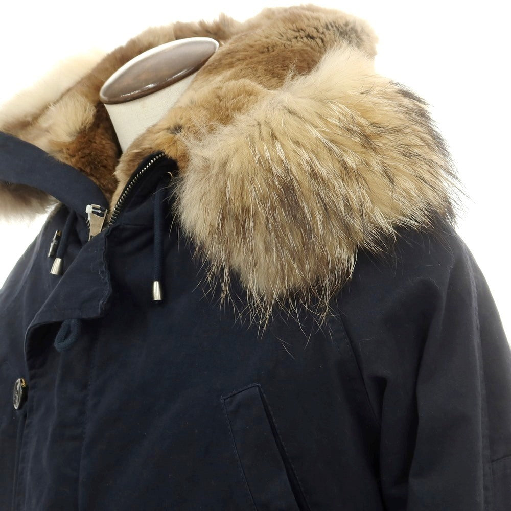 【新品】ドルモア DRUMOHR コットンポリウレタン ミリタリーコート ネイビー【 L 】【 状態ランクN 】【 メンズ 】