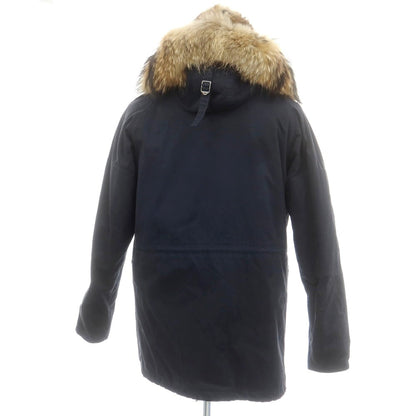 【新品】ドルモア DRUMOHR コットンポリウレタン ミリタリーコート ネイビー【 L 】【 状態ランクN 】【 メンズ 】