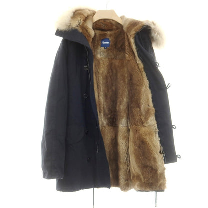 【新品】ドルモア DRUMOHR コットンポリウレタン ミリタリーコート ネイビー【 L 】【 状態ランクN 】【 メンズ 】