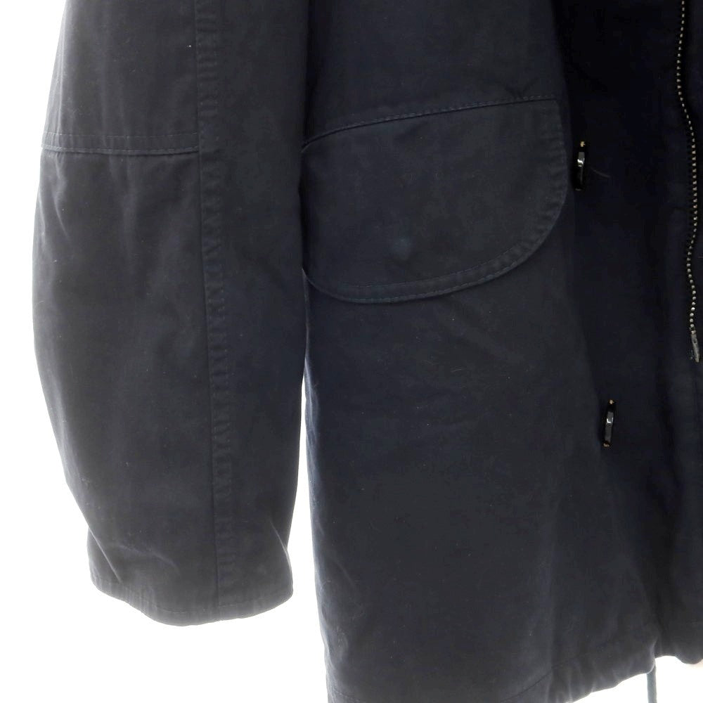 【新品】ドルモア DRUMOHR コットンポリウレタン ミリタリーコート ネイビー【 L 】【 状態ランクN 】【 メンズ 】