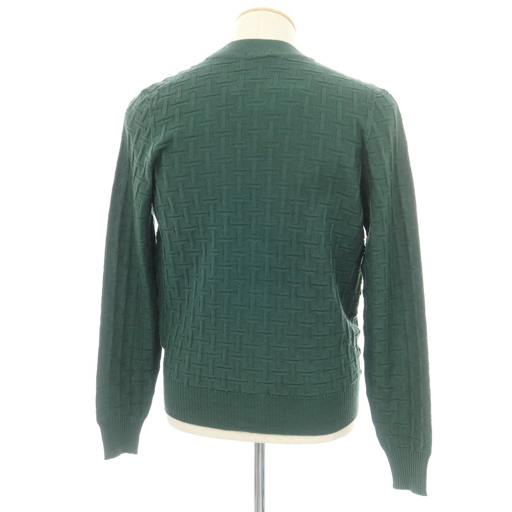 【新品】ドルモア DRUMOHR ウール カーディガン アッシュグリーン【 46 】【 状態ランクN 】【 メンズ 】