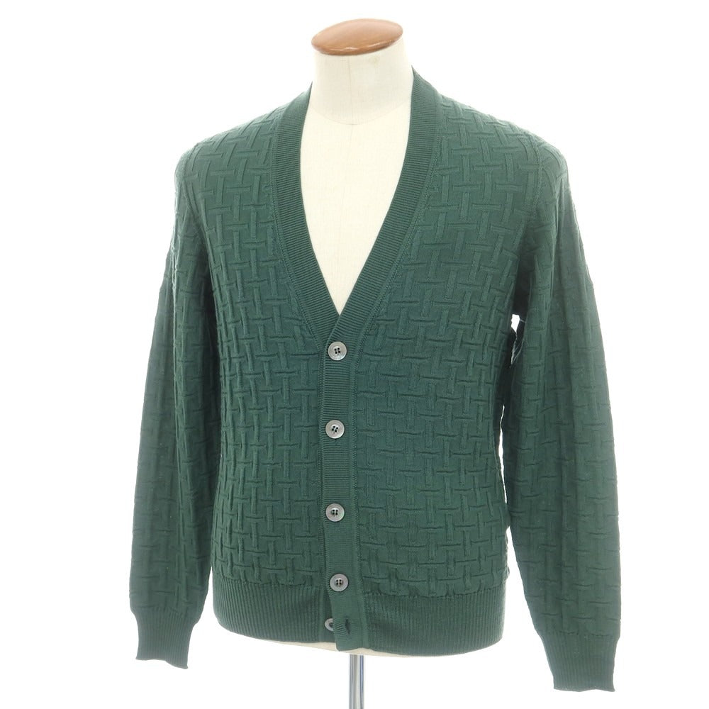 【新品】ドルモア DRUMOHR ウール カーディガン アッシュグリーン【 48 】【 状態ランクN 】【 メンズ 】