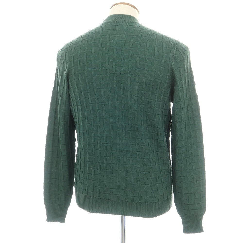 【新品】ドルモア DRUMOHR ウール カーディガン アッシュグリーン【 48 】【 状態ランクN 】【 メンズ 】