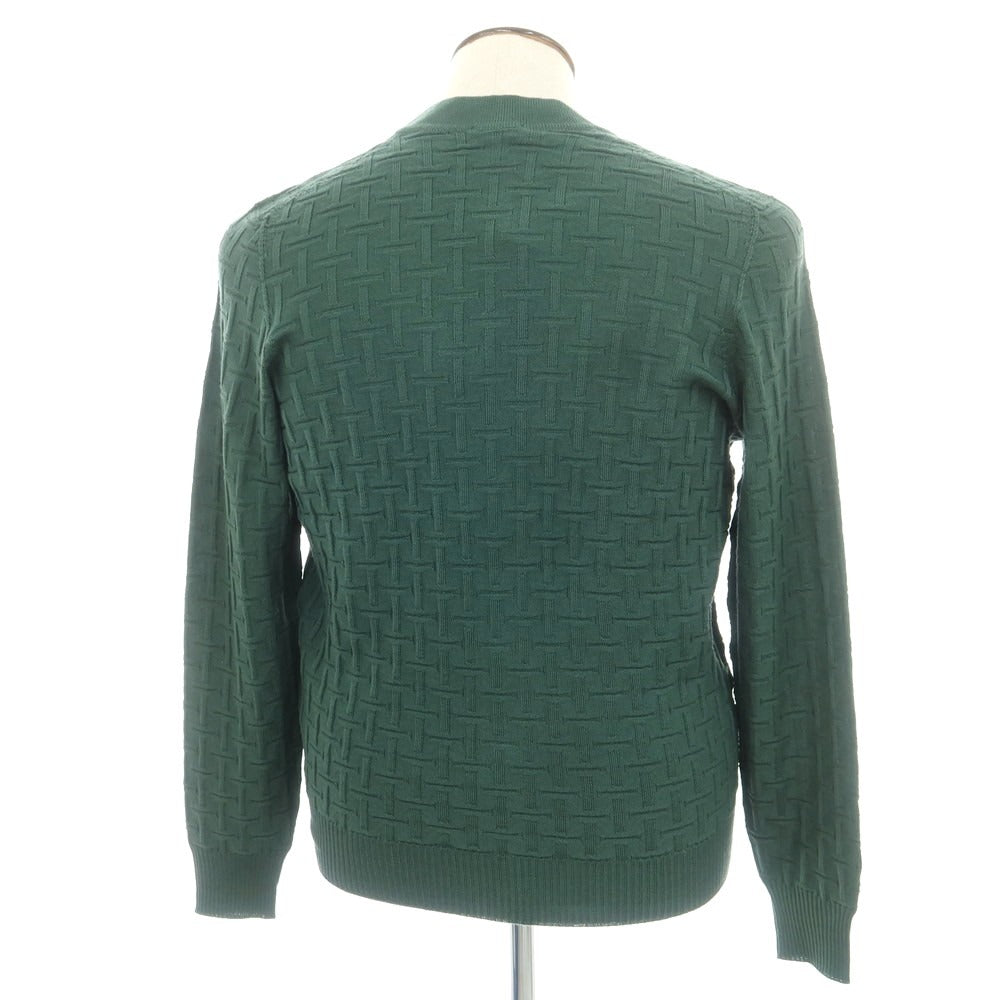 【新品】ドルモア DRUMOHR ウール カーディガン アッシュグリーン【 50 】【 状態ランクN 】【 メンズ 】[EPD]