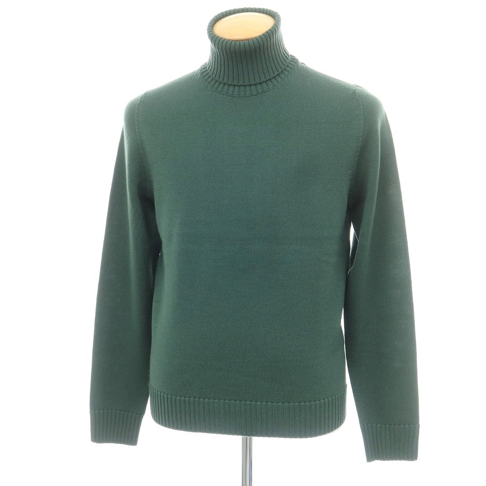 【新品】ドルモア DRUMOHR ウール タートルネック プルオーバーニット アッシュグリーン【 44 】【 状態ランクN 】【 メンズ 】