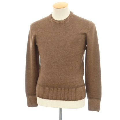 【新品】ドルモア DRUMOHR ウール クルーネック プルオーバーニット ブラウン【 42 】【 状態ランクN 】【 メンズ 】