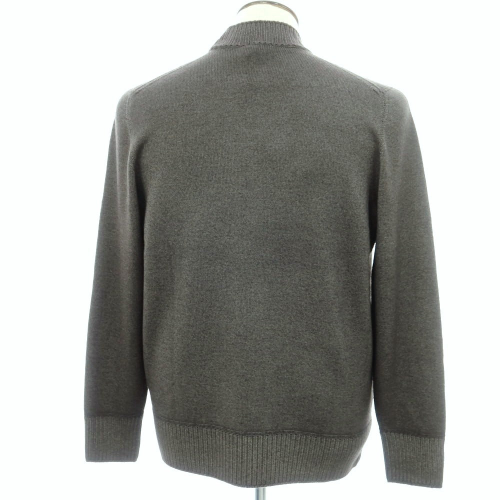 【新品】ドルモア DRUMOHR ウール モックネック プルオーバーニット オリーブグレー系【 52 】【 状態ランクN 】【 メンズ 】