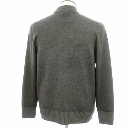【新品】ドルモア DRUMOHR ウール モックネック プルオーバーニット オリーブグレー系【 52 】【 状態ランクN 】【 メンズ 】
