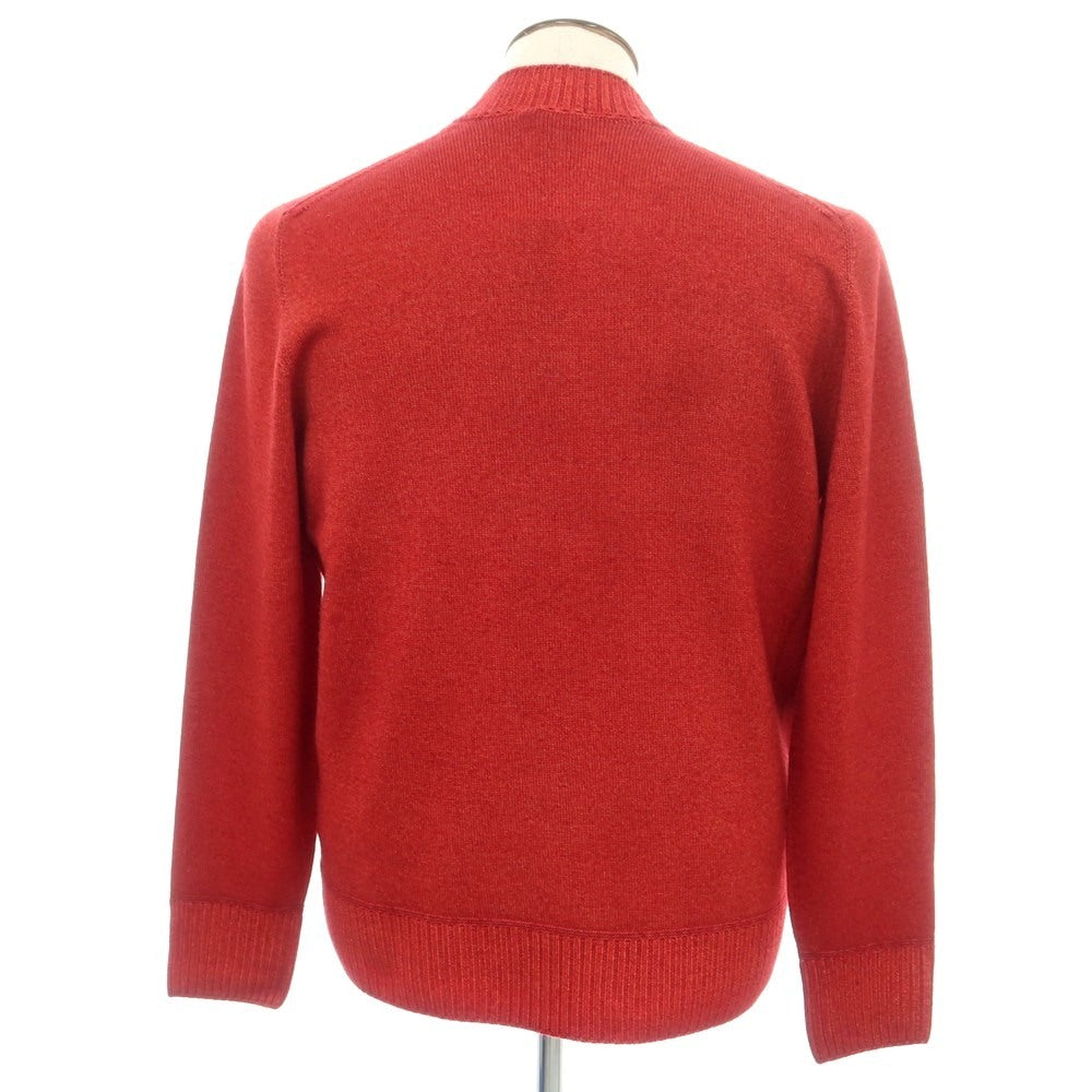 【新品】ドルモア DRUMOHR ウール モックネック プルオーバーニット レッド【 50 】【 状態ランクN 】【 メンズ 】