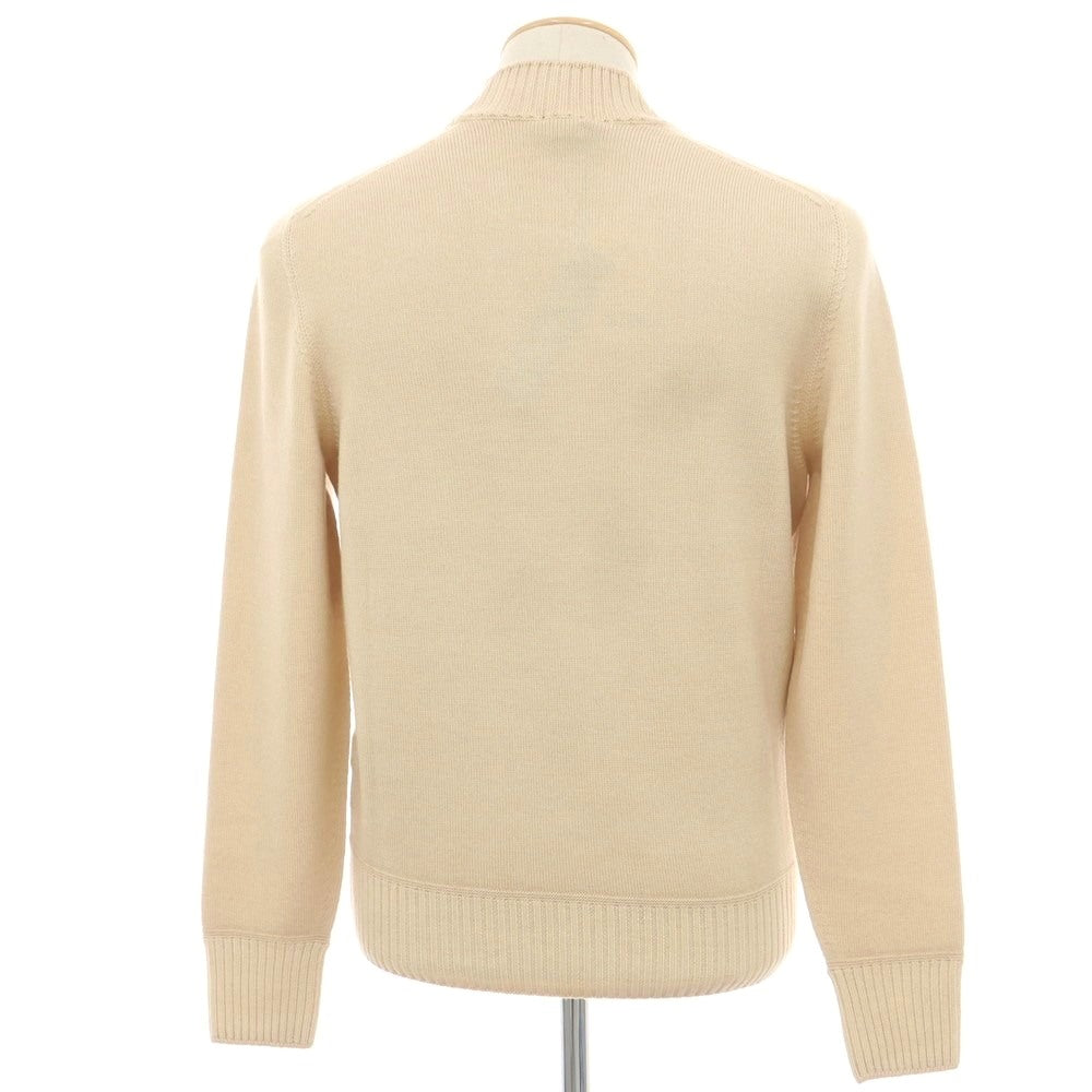 【新品アウトレット】ドルモア DRUMOHR ウール モックネック プルオーバーニット ベージュ【 46 】【 状態ランクN- 】【 メンズ 】