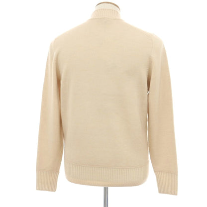 【新品】ドルモア DRUMOHR ウール モックネック プルオーバーニット ベージュ【 48 】【 状態ランクN 】【 メンズ 】