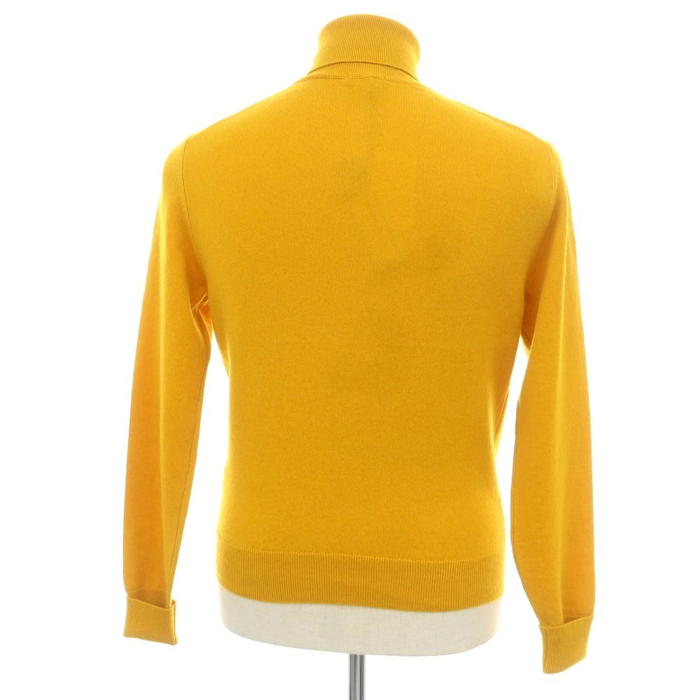 【新品】ドルモア DRUMOHR カシミヤ タートルネック プルオーバーニット サンフラワーイエロー【 44 】【 状態ランクN 】【 メンズ 】