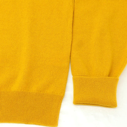 【新品】ドルモア DRUMOHR カシミヤ タートルネック プルオーバーニット サンフラワーイエロー【 50 】【 状態ランクN 】【 メンズ 】