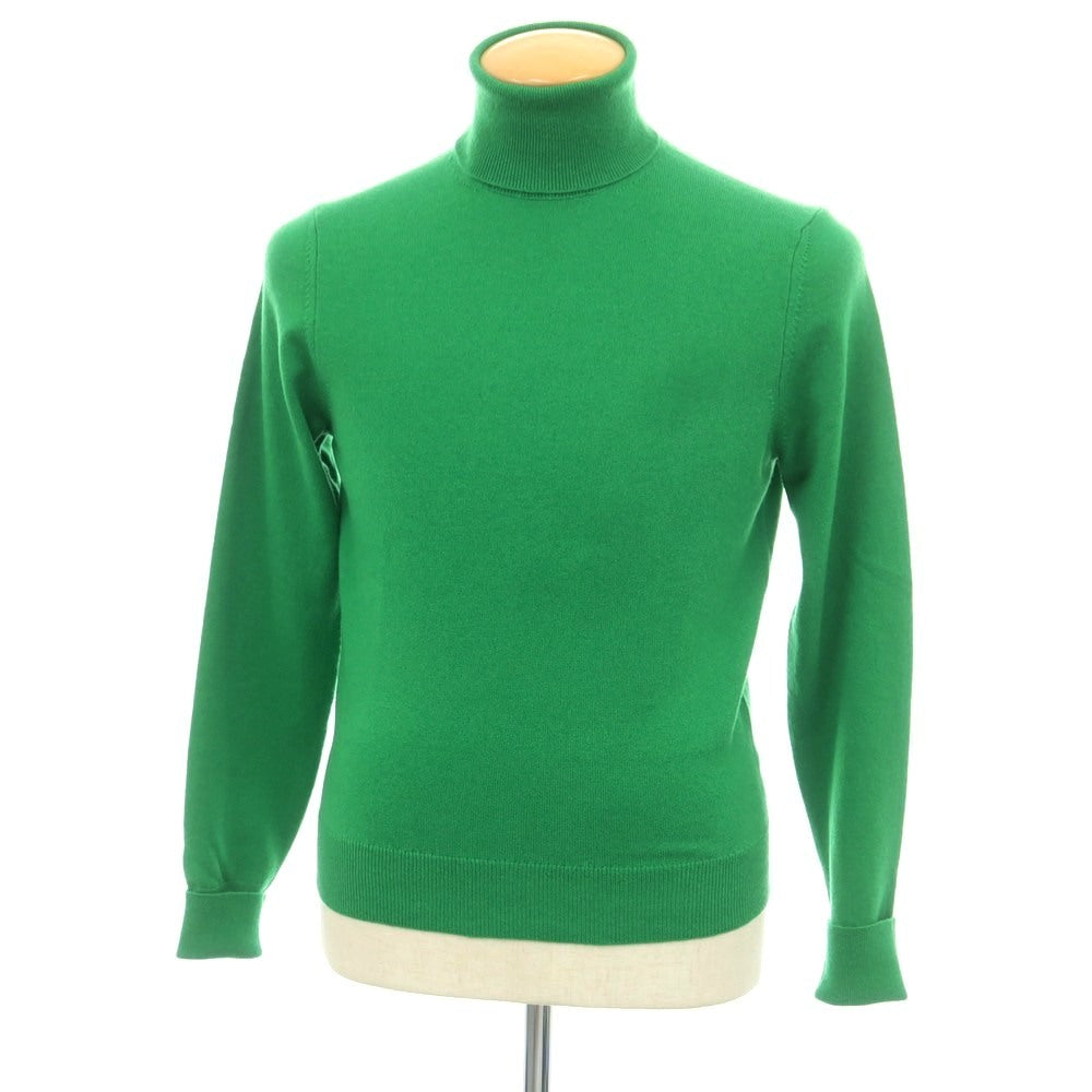 【新品】ドルモア DRUMOHR カシミヤ タートルネック プルオーバーニット グリーン【 44 】【 状態ランクN 】【 メンズ 】