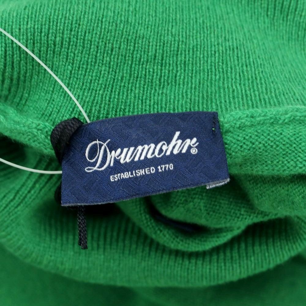 【新品】ドルモア DRUMOHR プルオーバーニット カシミヤ タートルネック プルオーバーニット グリーン【サイズ50】【 状態ランクN 】【 メンズ 】[EPD]