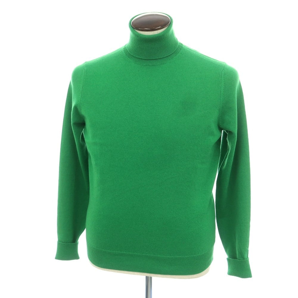 【新品】ドルモア DRUMOHR カシミヤ タートルネック プルオーバーニット グリーン【 50 】【 状態ランクN 】【 メンズ 】 [EPD]