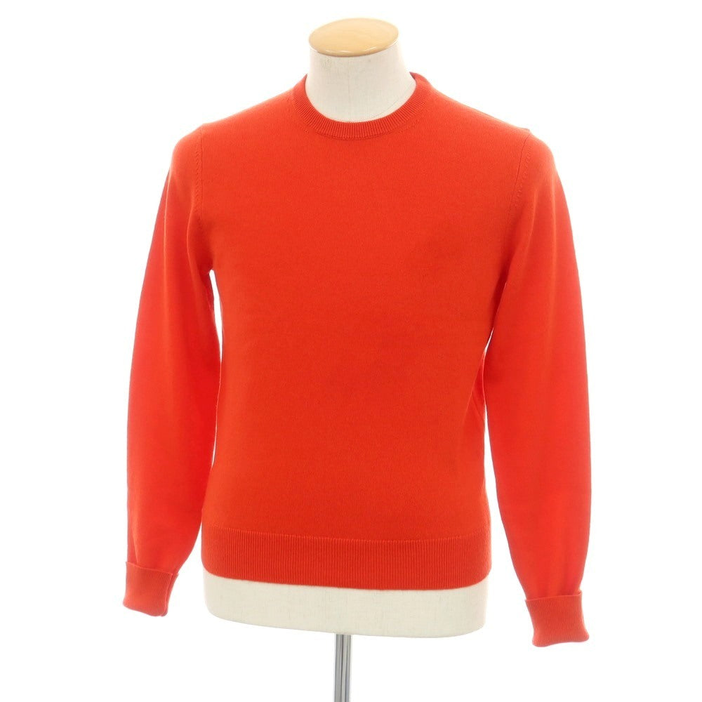 【新品】ドルモア DRUMOHR カシミヤ クルーネック プルオーバーニット レッド【 44 】【 状態ランクN 】【 メンズ 】