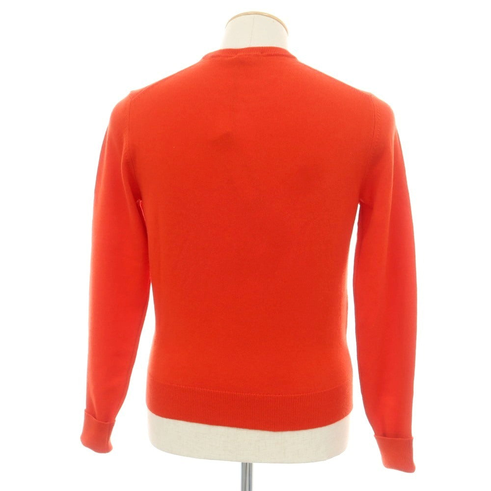 【新品】ドルモア DRUMOHR カシミヤ クルーネック プルオーバーニット レッド【 44 】【 状態ランクN 】【 メンズ 】