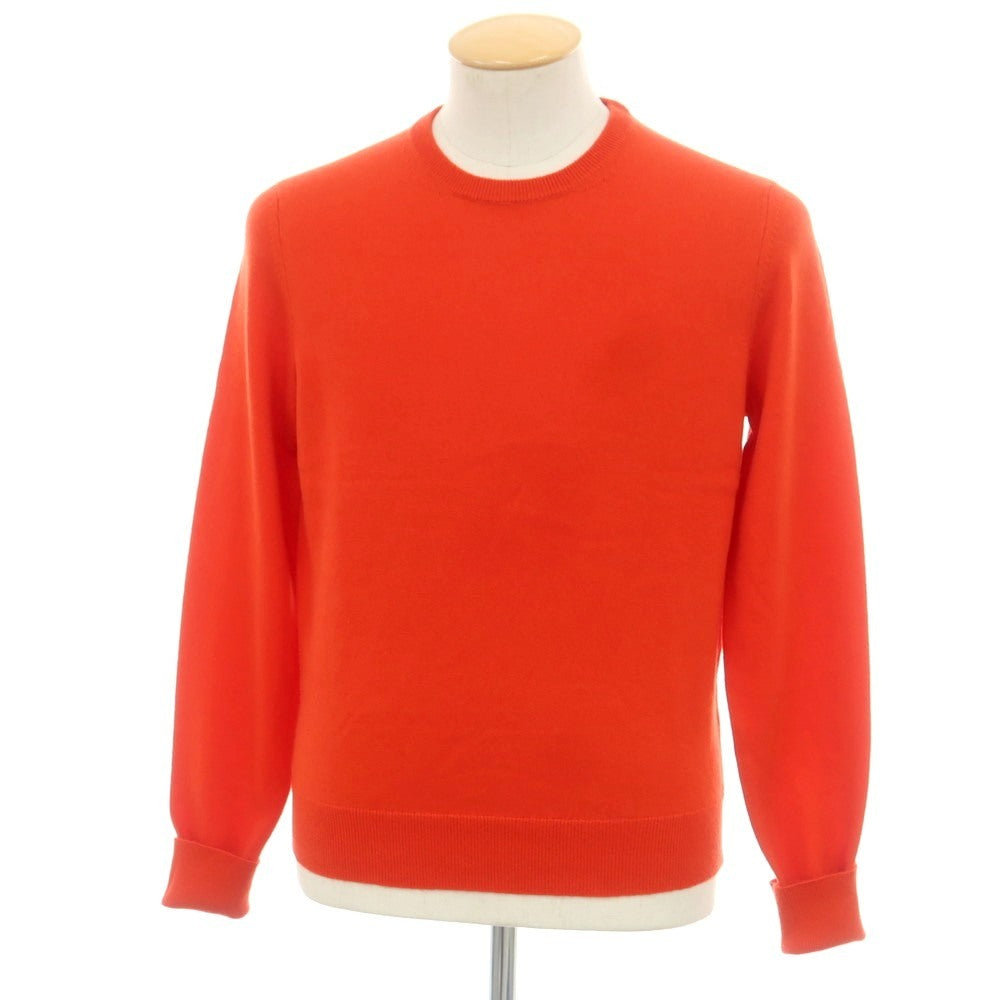 【新品】ドルモア DRUMOHR カシミヤ クルーネック プルオーバーニット レッド【 46 】【 状態ランクN 】【 メンズ 】