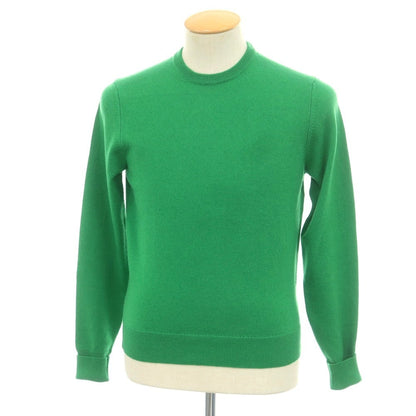 【新品】ドルモア DRUMOHR カシミヤ クルーネック プルオーバーニット グリーン【 44 】【 状態ランクN 】【 メンズ 】