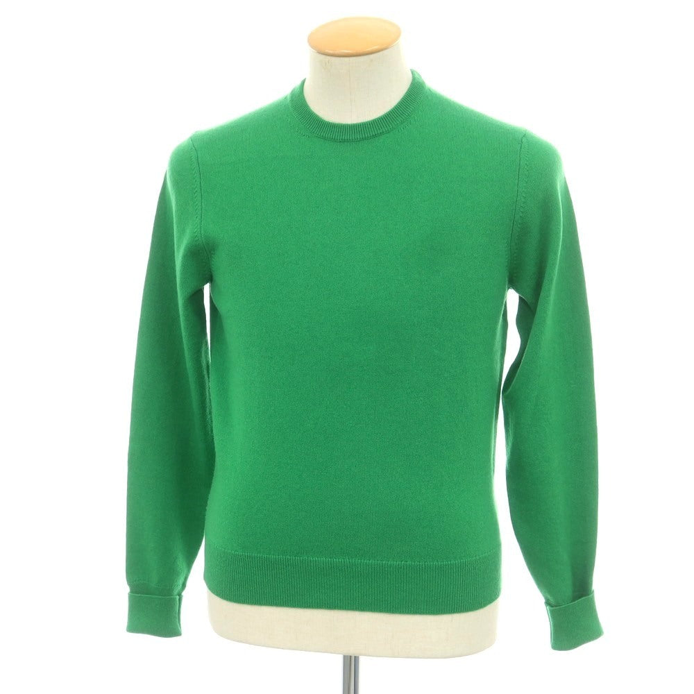 【新品】ドルモア DRUMOHR カシミヤ クルーネック プルオーバーニット グリーン【 46 】【 状態ランクN 】【 メンズ 】