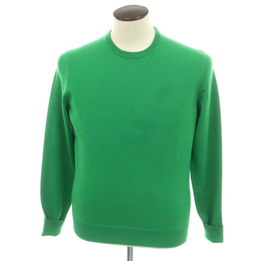 【新品】ドルモア DRUMOHR カシミヤ クルーネック プルオーバーニット グリーン【 50 】【 状態ランクN 】【 メンズ 】