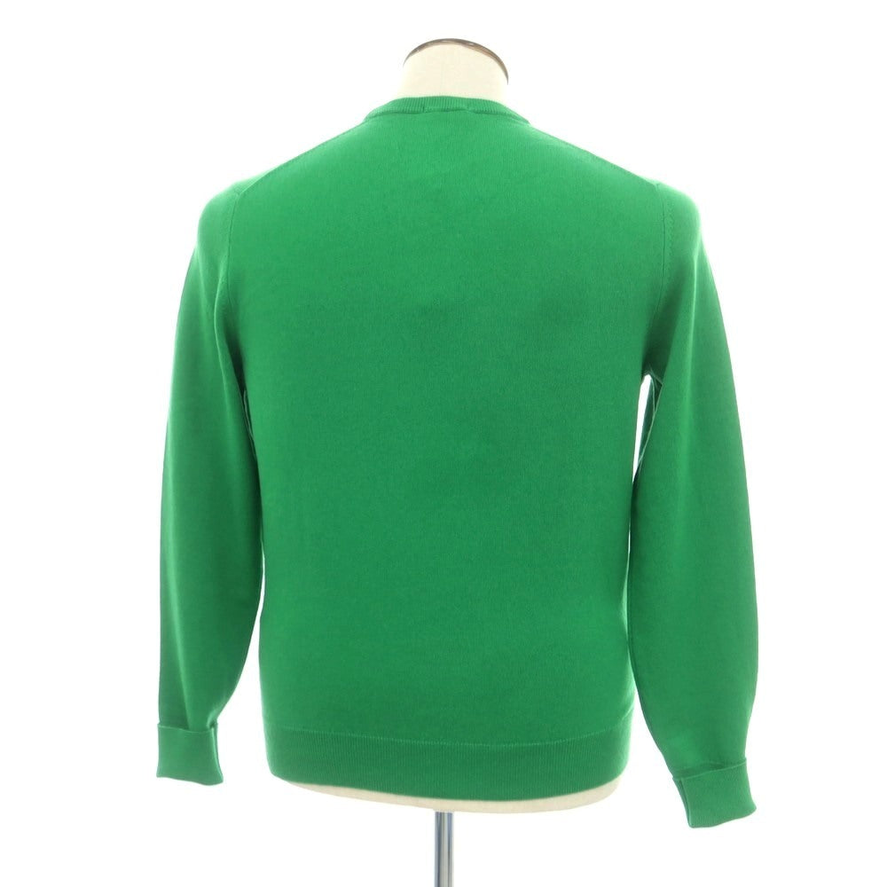 【新品】ドルモア DRUMOHR カシミヤ クルーネック プルオーバーニット グリーン【 50 】【 状態ランクN 】【 メンズ 】