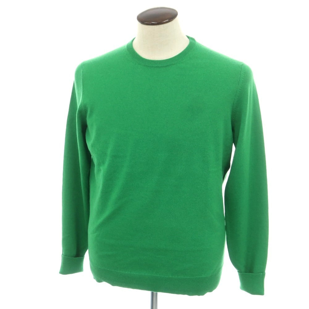 【新品】ドルモア DRUMOHR カシミヤ クルーネック プルオーバーニット グリーン【 52 】【 状態ランクN 】【 メンズ 】