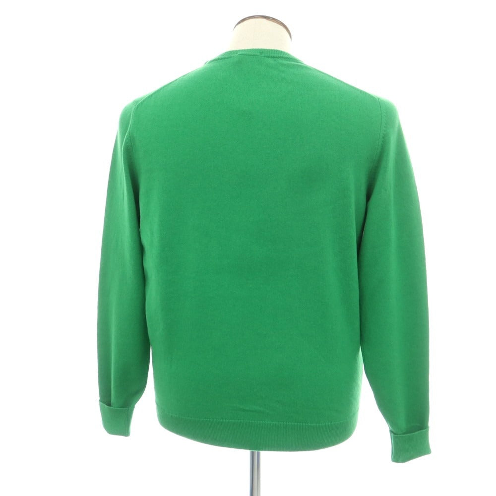 【新品】ドルモア DRUMOHR カシミヤ クルーネック プルオーバーニット グリーン【 52 】【 状態ランクN 】【 メンズ 】