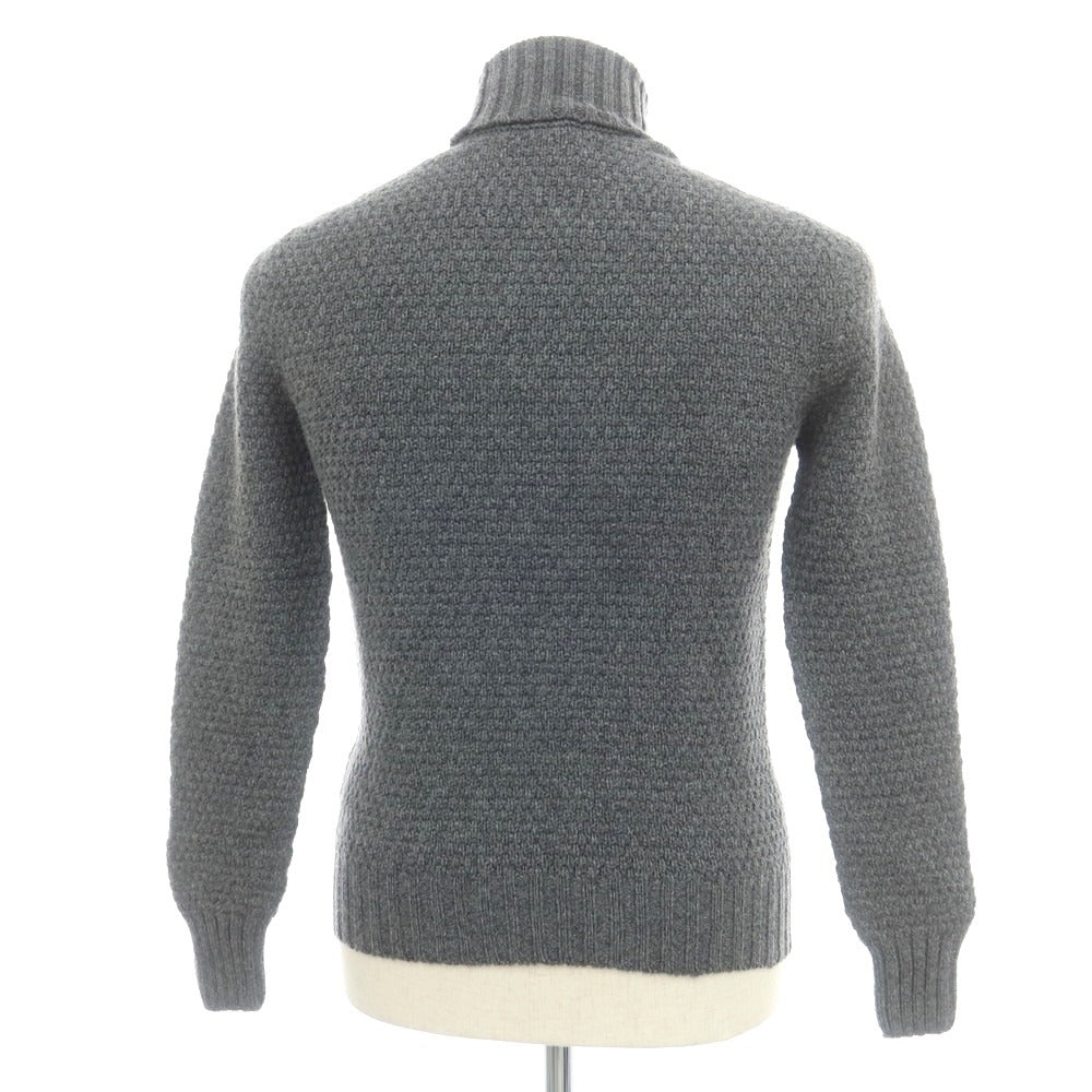 【新品】ドルモア DRUMOHR ラムズウール タートルネック プルオーバーニット グレー【 42 】【 状態ランクN 】【 メンズ 】