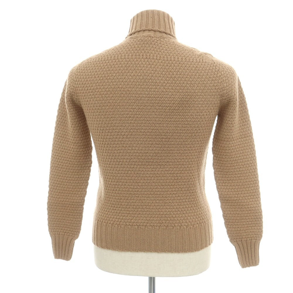 【新品】ドルモア DRUMOHR ラムズウール タートルネック プルオーバーニット ベージュ【 42 】【 状態ランクN 】【 メンズ 】