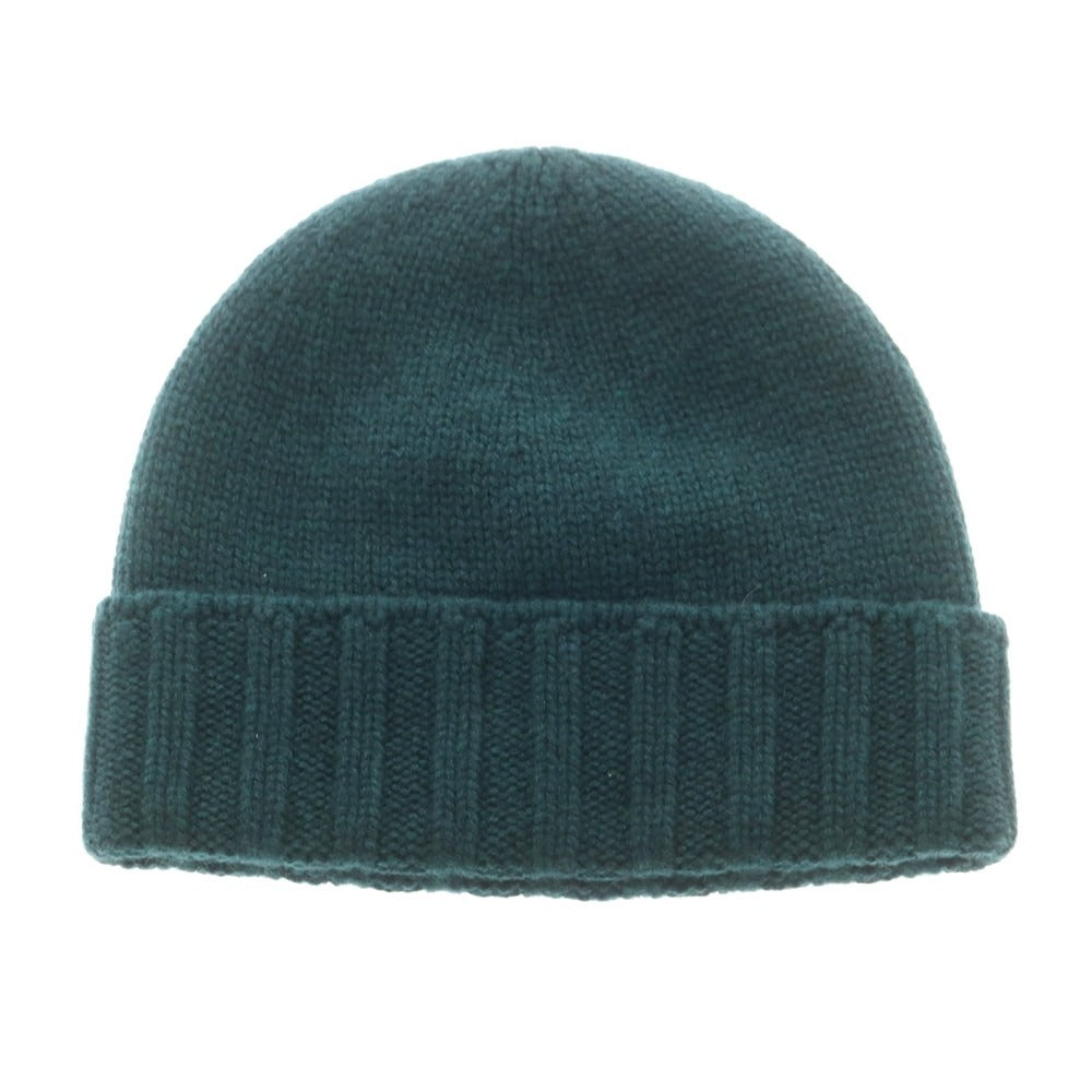 【新品】ドルモア DRUMOHR ミドルゲージカシミヤ ニットキャップ ダークグリーン【 状態ランクN 】【 メンズ 】