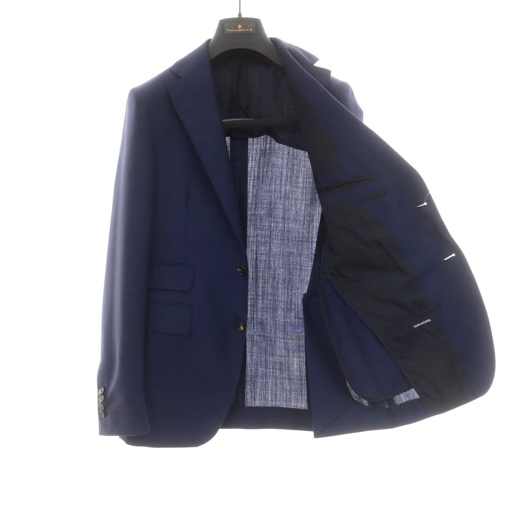 [Used] TAGLIATORE Wool Mohair 2 Button Suit Navy [44] [Condition Rank D] [Men&