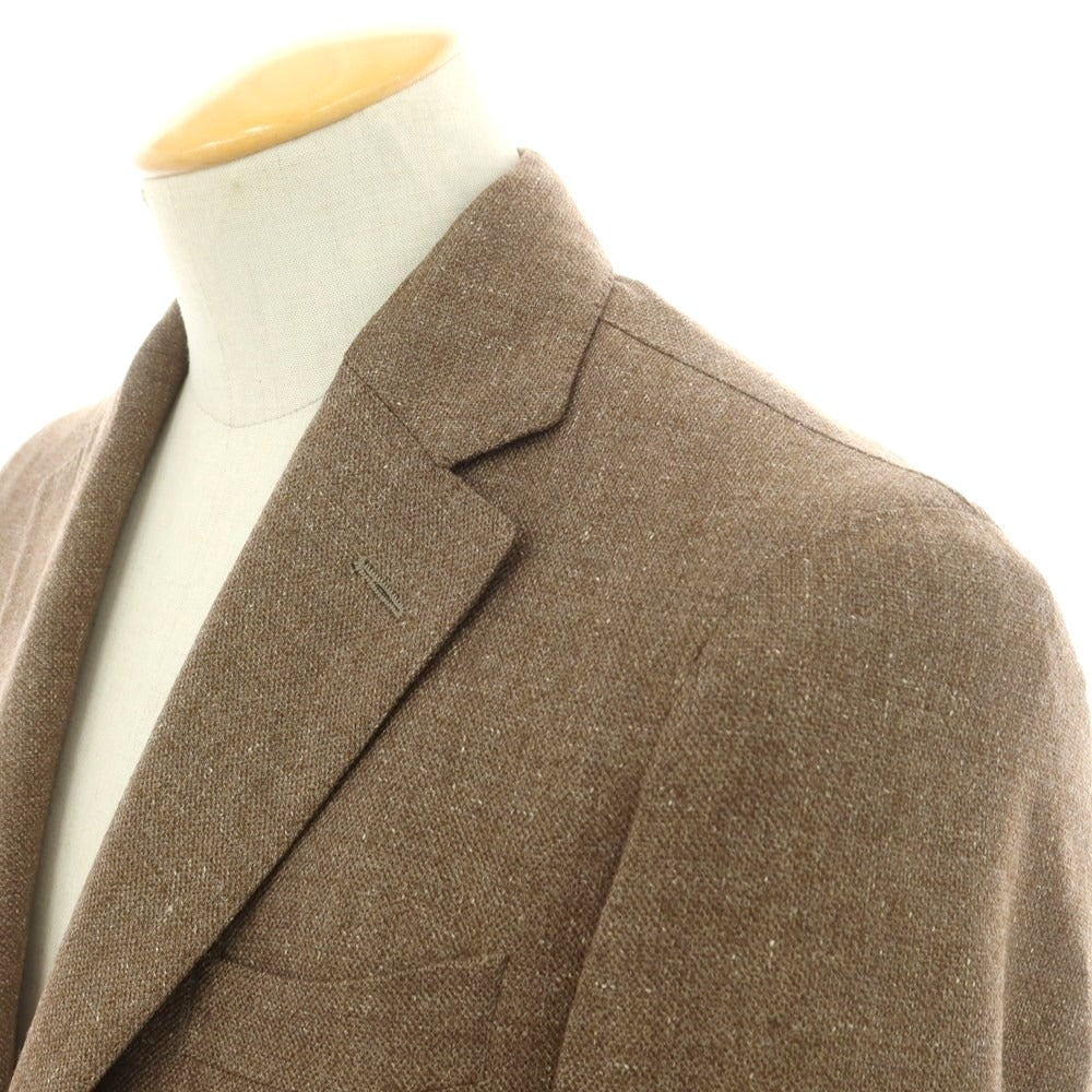 【中古】エルビーエム1911 L.B.M.1911 シルクウール テーラードジャケット ブラウン系【 44 】【 状態ランクC 】【 メンズ 】