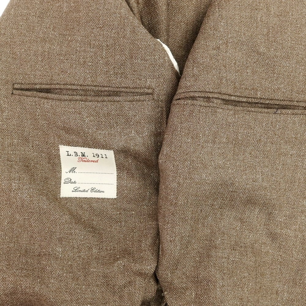 【中古】エルビーエム1911 L.B.M.1911 シルクウール テーラードジャケット ブラウン系【サイズ44】【 状態ランクC 】【 メンズ 】[CPD]