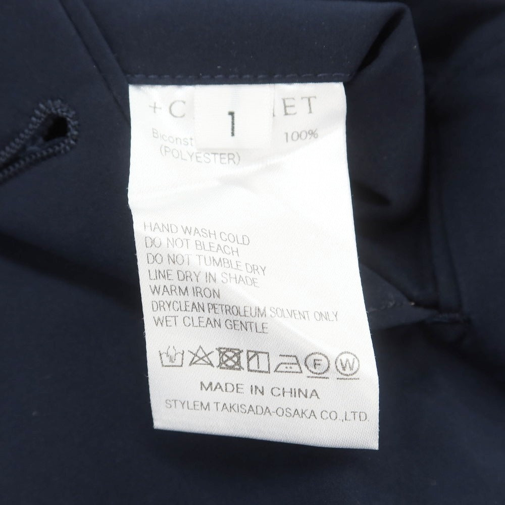 [Used] CrossCloset crossclothet polyester easy slacks pants navy [1] [Condition rank C] [Men&