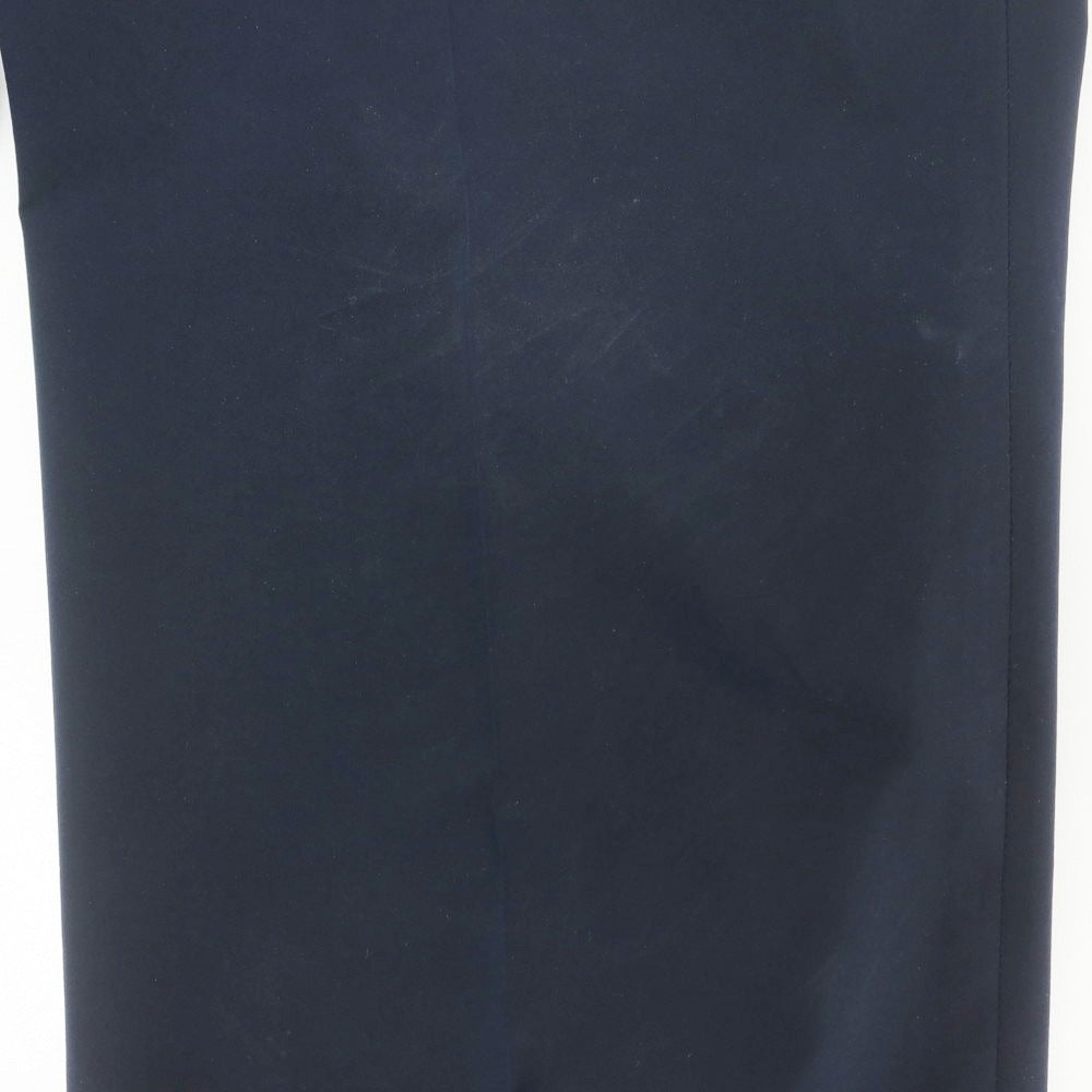 [Used] CrossCloset crossclothet polyester easy slacks pants navy [1] [Condition rank C] [Men&