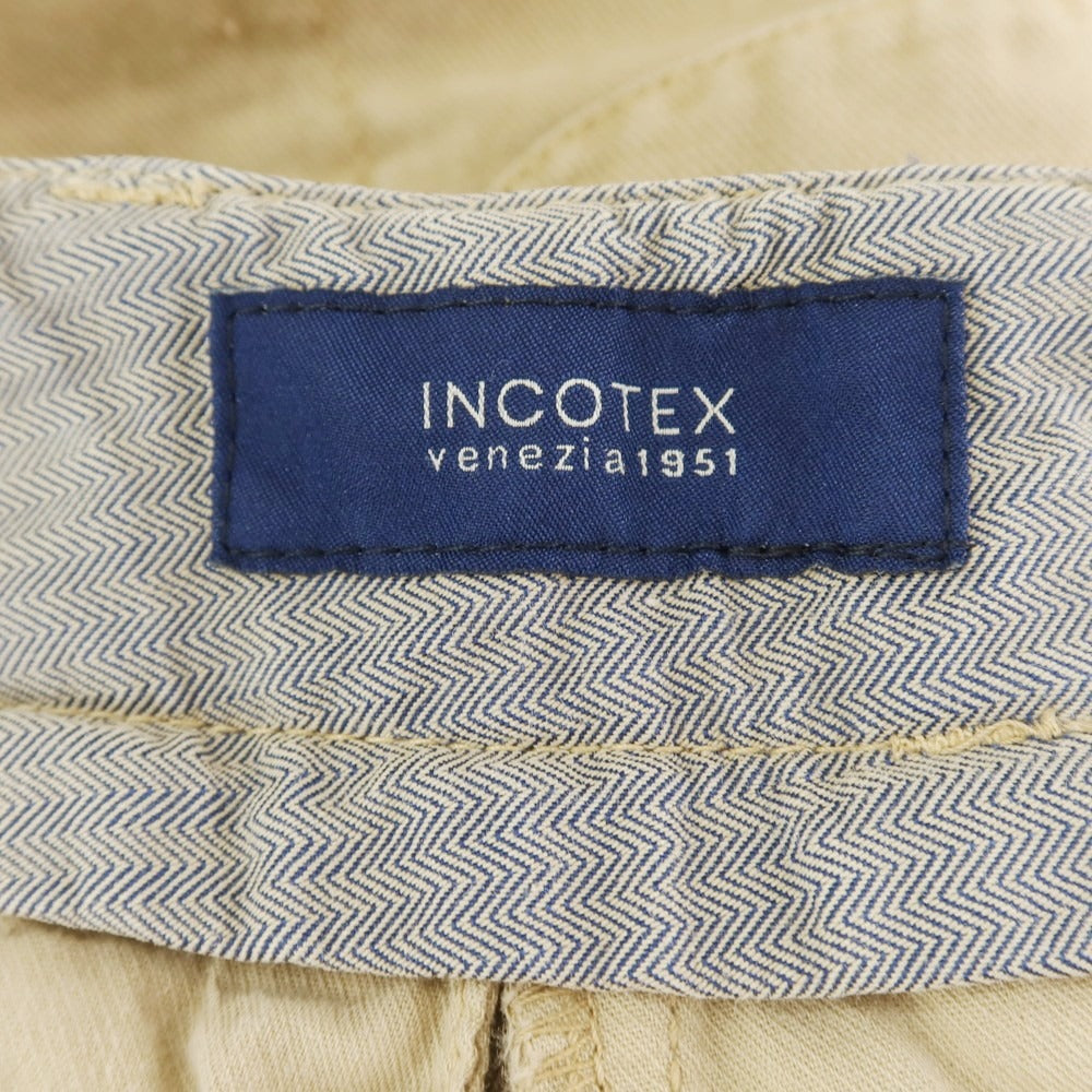 [Used] INCOTEX Cotton Linen Cargo Shorts Beige [46] [Condition Rank B] [Men&