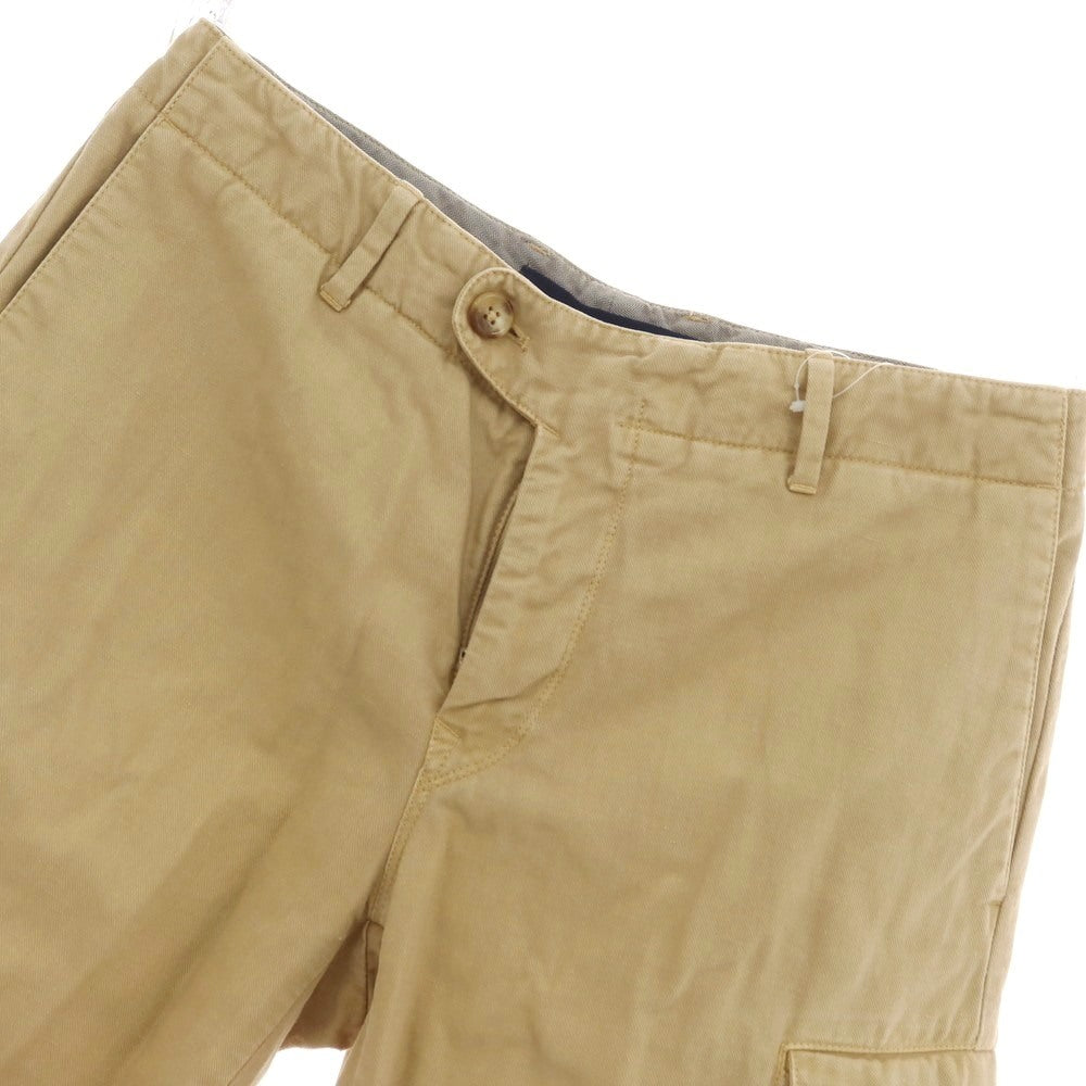 [Used] INCOTEX Cotton Linen Cargo Shorts Beige [46] [Condition Rank B] [Men&