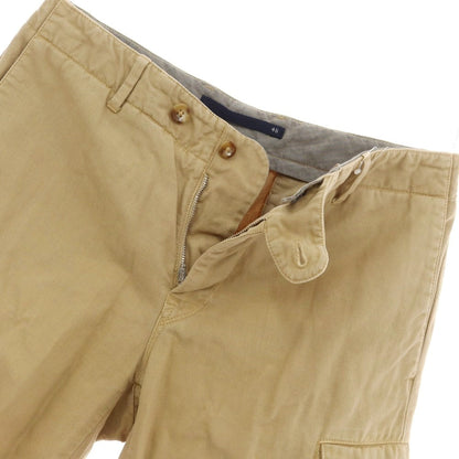 [Used] INCOTEX Cotton Linen Cargo Shorts Beige [46] [Condition Rank B] [Men&
