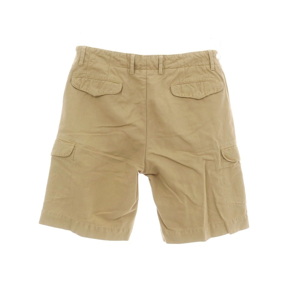 [Used] INCOTEX Cotton Linen Cargo Shorts Beige [46] [Condition Rank B] [Men&