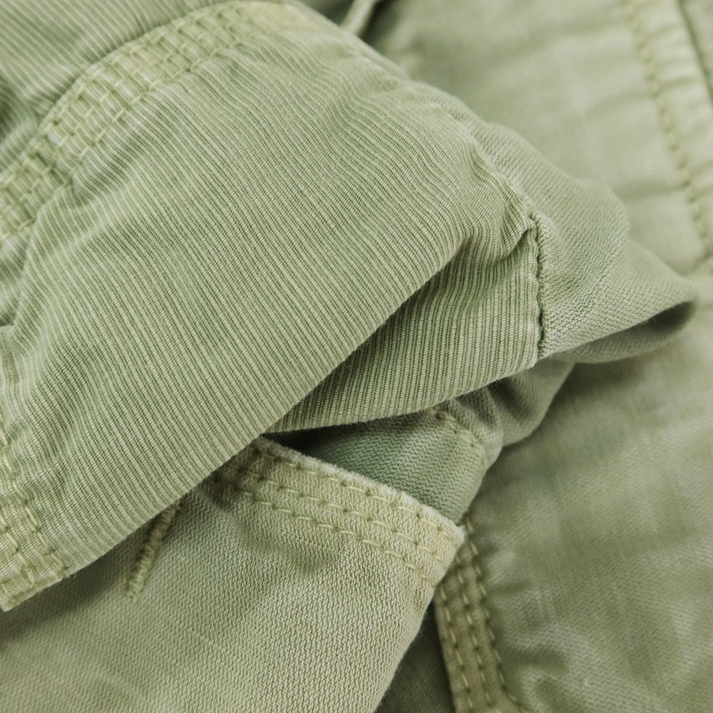 [Used] INCOTEX RED Cotton Linen Cargo Shorts Olive [31] [Condition Rank C] [Men&